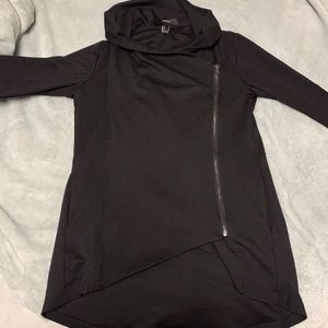 FOREVER 21 Size small zip up sweater/waterfall cardigan